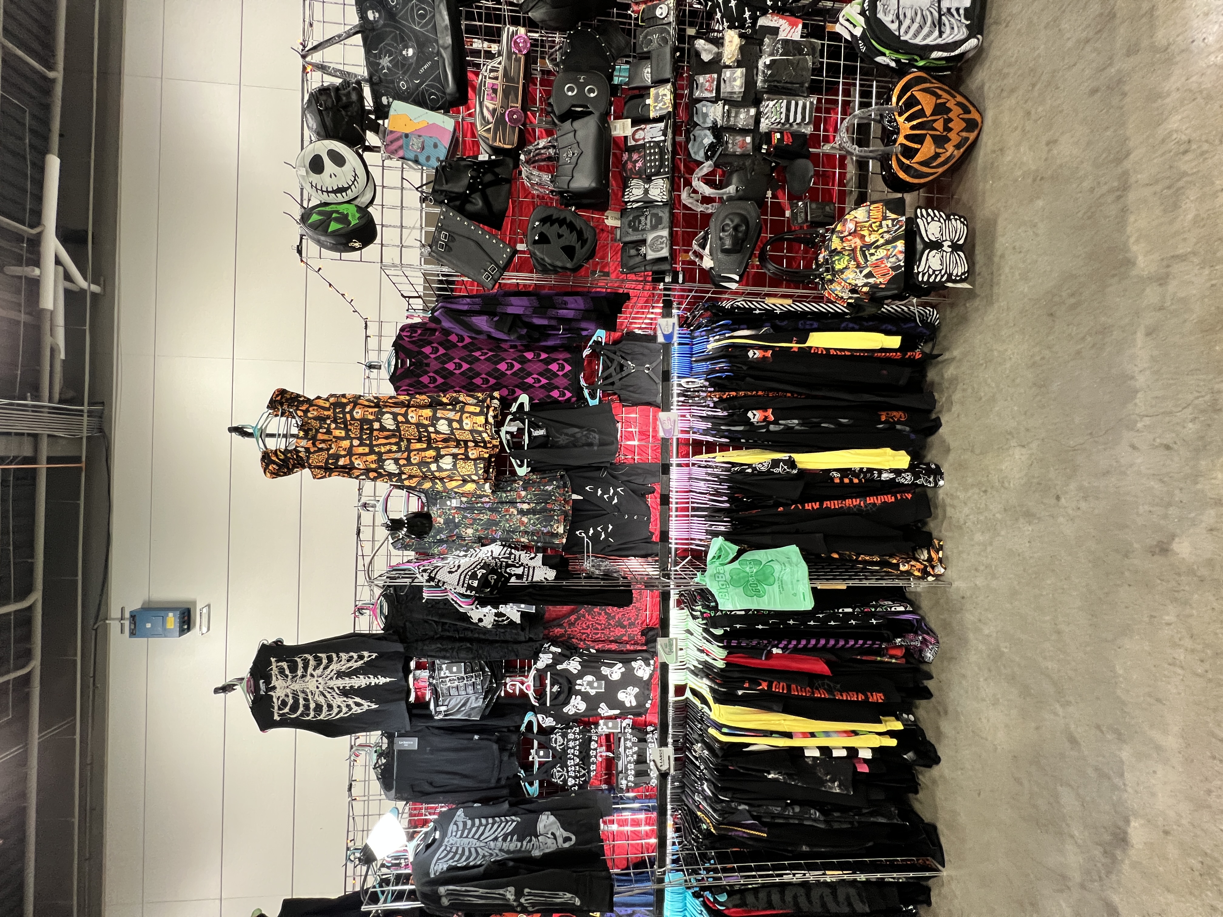 LIX convention booth — dresses and accessories